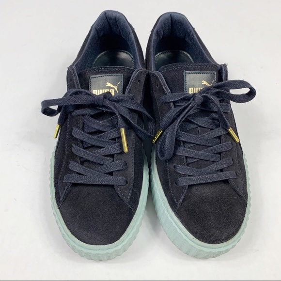 Puma Fenty Rihanna Suede Creepers Peacoat 361005 - Picture 5 of 11